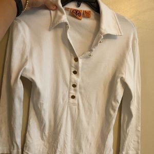 Tory Burch white long sleeve